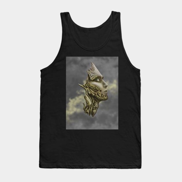 golden mask Tank Top by Hedgeh0g